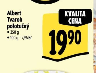 Albert Tvaroh polotučný