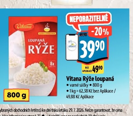 Vitana Rýže loupaná