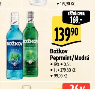 Božkov Peprmint/Modrá