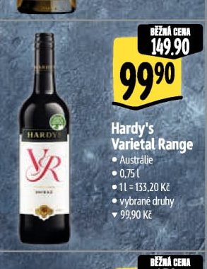 Hardy's Varietal Range