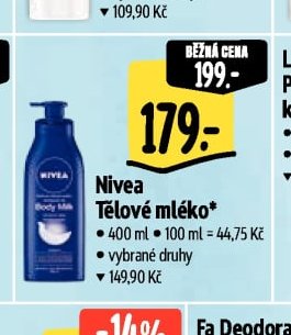 Nivea Tělové mléko
