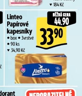 Linteo Papírové kapesníky