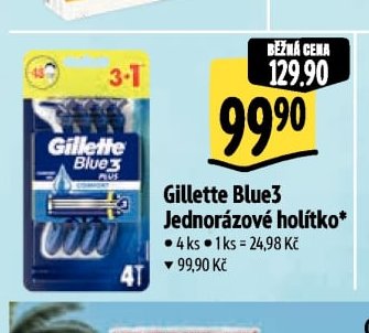 Gillette Blue3 Jednorázové holítko