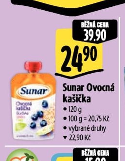 Sunar Ovocná kašička