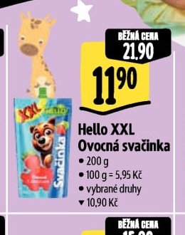 Hello XXL Ovocná svačinka