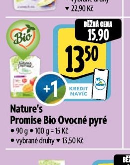 Nature's Promise Bio Ovocné pyré
