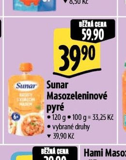 Sunar Masozeleninové pyré