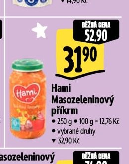 Hami Masozeleninový příkrm