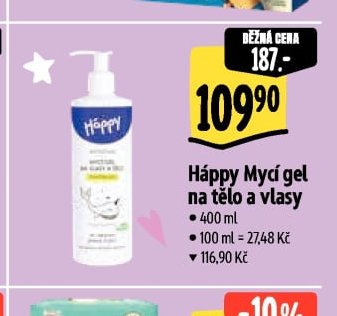 Háppy Mycí gel na tělo a vlasy