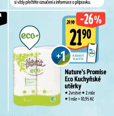 Nature's Promise Eco Kuchyňské utěrky
