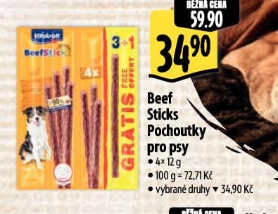 Vitakraft Beef Sticks pochoutky pro psy