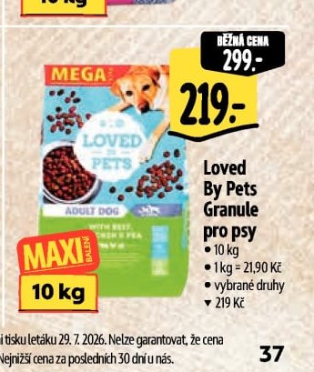 Loved by Pets granule pro psy