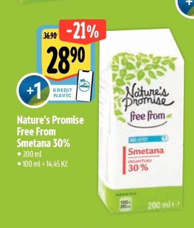 Nature's Promise Free From Smetana 30%