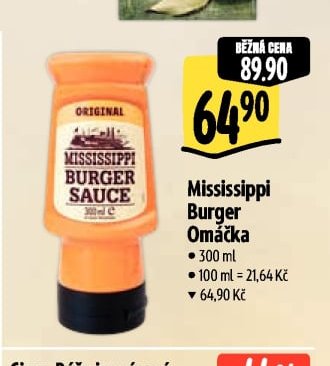 Mississippi Burger Omáčka