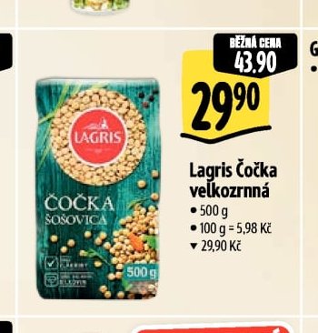 Lagris Čočka velkozrnná