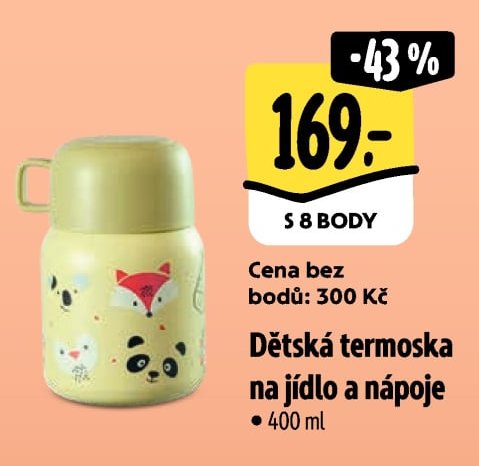 Dětská termoska na jídlo a nápoje