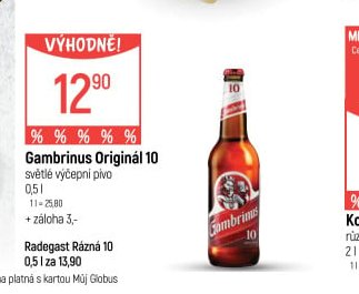 Gambrinus Originál 10