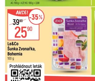 Le&Co Šunka Zvonarka, Bohemia