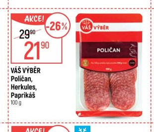 Váš výběr Poličan, Herkules, Paprikáš 100 g