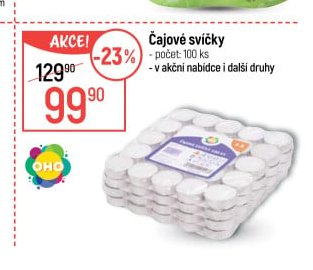 Čajové svíčky