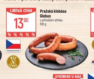 Pražská klobása Globus