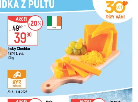 Irský Cheddar