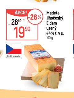 Madeta Jihočeský Eidam uzený