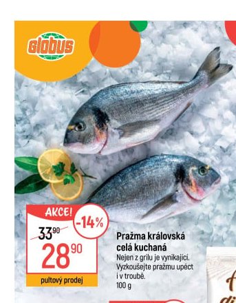Pražma královská celá kuchaná