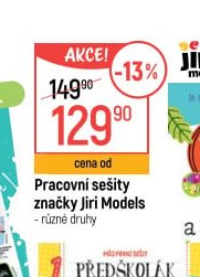 Pracovní sešity značky Jiri Models