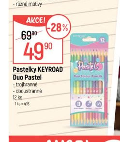 Pastelky KEYROAD Duo Pastel