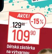 Dětská zástěrka na výtvarnou výchovu