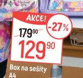 Box na sešity A4