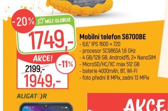 Mobilní telefon S6700BE