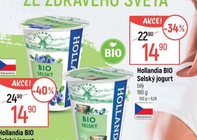 Hollandia BIO Selský jogurt bílý