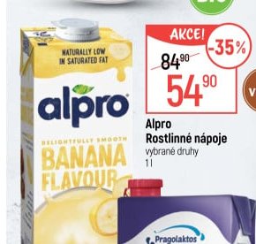 Alpro rostlinné nápoje