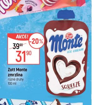 Zott Monte zmrzlina