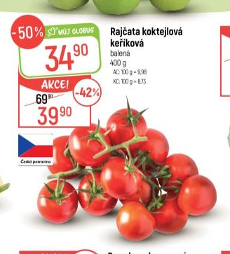 Rajčata koktejlová keříková