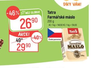 Tatra Farmářské máslo