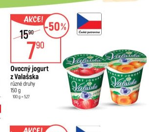 Ovocný jogurt z Valašska