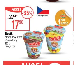 Bobík smetanový krém