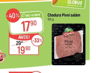 Chodura Pivní salám