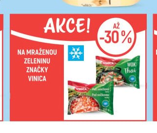 Mraženou zeleninu značky Vinica