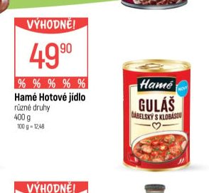 Hamé Hotové jídlo