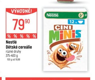 Nestlé Dětské cereálie