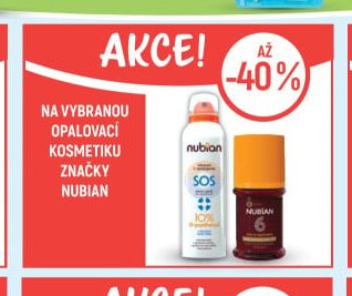 Nubian opalovací kosmetika