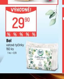 Bel vatové tyčinky