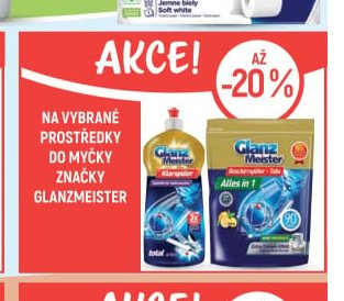 GlanzMeister prostředky do myčky