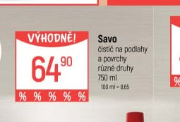 Savo čistič na podlahy