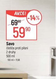 Savo čistič proti plísni