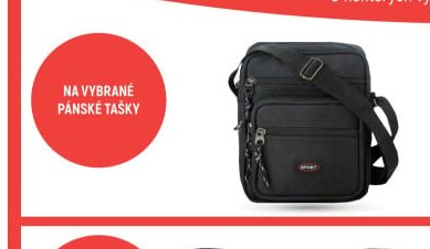 Na vybrané pánské tašky